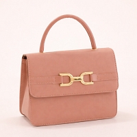 Elegant Rosewood Quilted Sidebag